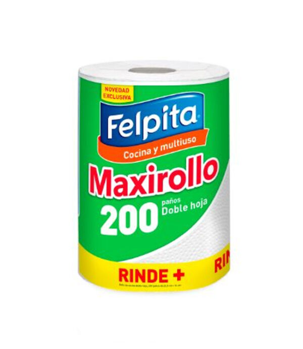 Maxi Rollo Cocina Multiuso Felpita 200 paños