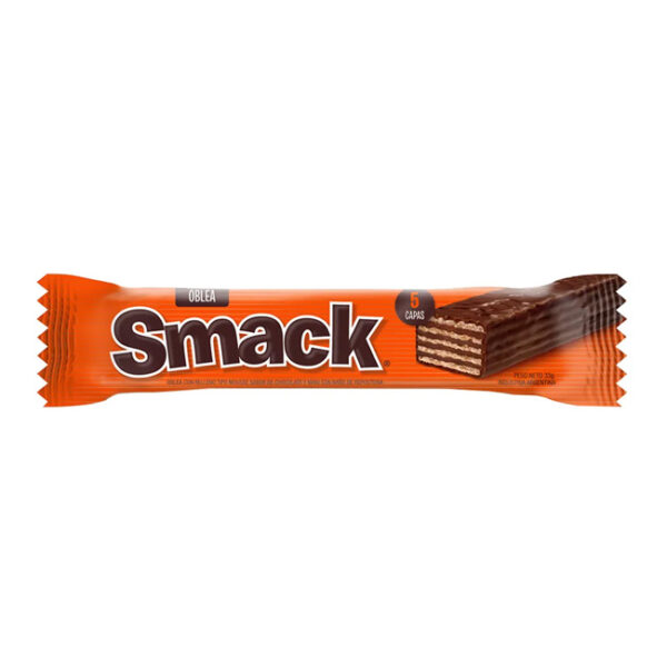 Oblea Smack chocolate y mani 33g.